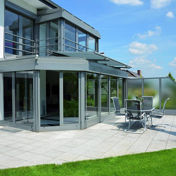 Der Wintergarten ein fester Bestandteil des Hauses